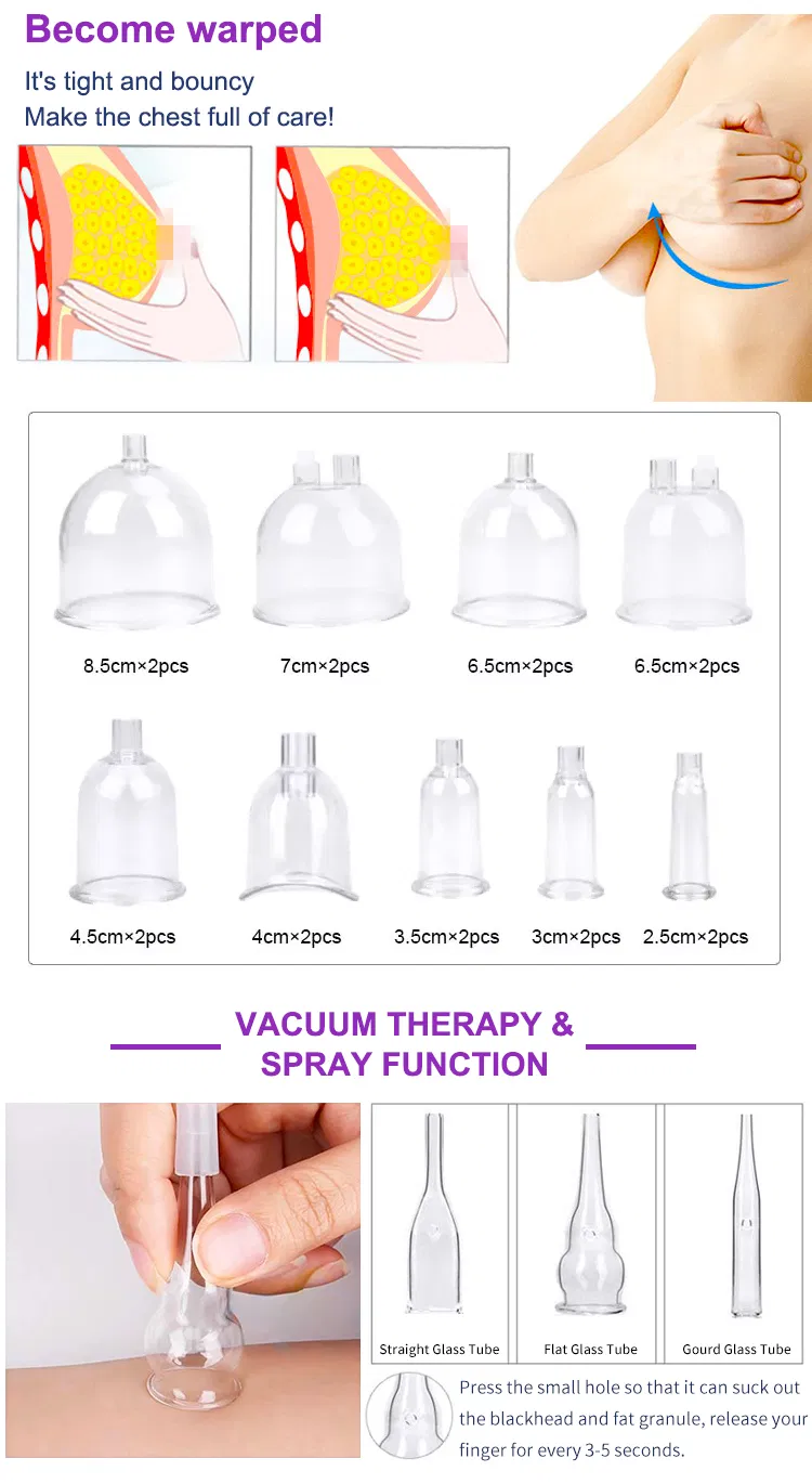 Enlargement Butt Hip Pump Enlarge Massager Beauty Body Shaping Cupping Vacuum Therapy Machine 2
