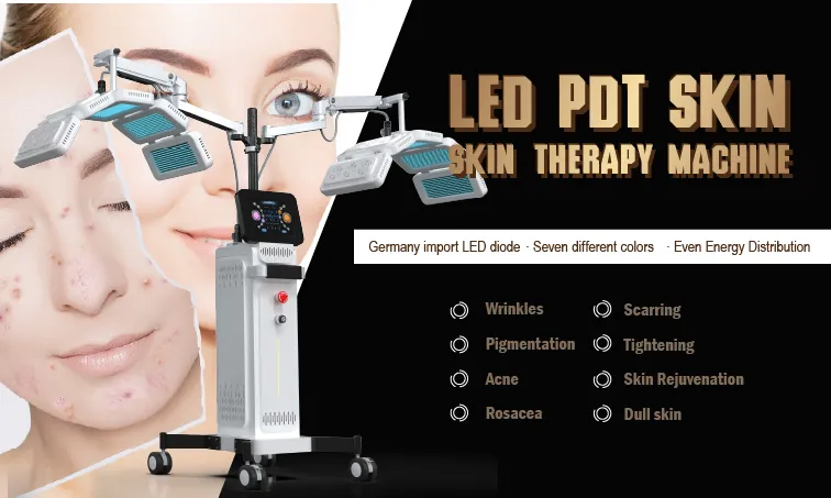 LED Facial Light Infrared LED Therapy PDT LED Professionele Machine Bio Photomodulation LED Phototherapy Light 0
