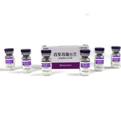 Liporase Hyaluronidase 1500iu Lyophilized 1500u 10vials Solution For Dissolving HA Acid Liporase
