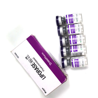 Liporase Hyaluronidase 1500iu Lyophilized 1500u 10vials Solution For Dissolving HA Acid Liporase