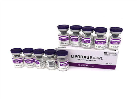 Liporase 1500iu Hyaluronidase 10vials Solution for dissolving Hyaluronic Acid