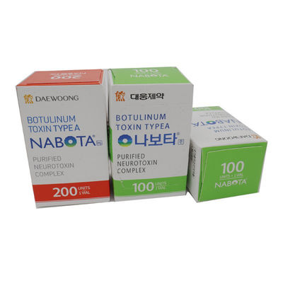 50IU 100U 150UI 200U Allergan Botox Innotox Botulax Nabota Rentox Meditoxin Hutox Toxta