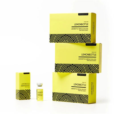 Lemon Bottle Ampoule Solution (5X 10ml) Fat Dissolving Injection For Body
