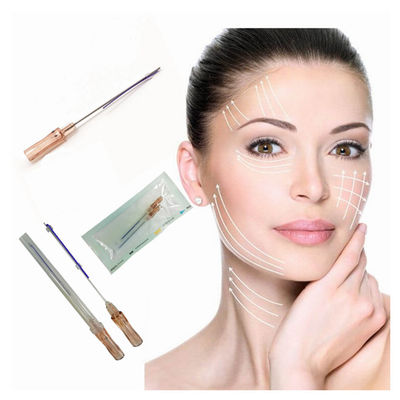 Absorbable Korea Barbed 4D Cog W Blunt Pcl Pdo Thread for Cheek Lifting Body Tightening