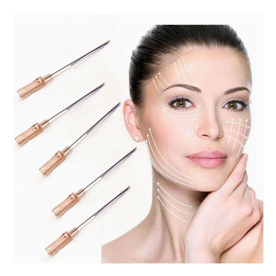 Absorbable Korea Barbed 4D Cog W Blunt Pcl Pdo Thread for Cheek Lifting Body Tightening