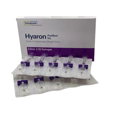 HYARON Skin Booster Glow KIT - 10 Syringes X 2.5ml Cross Linked Hyaluronic Acid Filler