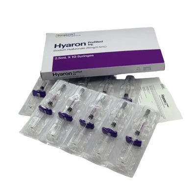 HYARON Skin Booster Glow KIT - 10 Syringes X 2.5ml Cross Linked Hyaluronic Acid Filler