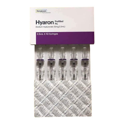 HYARON Skin Booster Glow KIT - 10 Syringes X 2.5ml Cross Linked Hyaluronic Acid Filler
