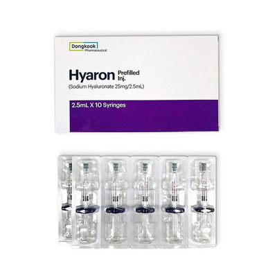 HYARON Skin Booster Glow KIT - 10 Syringes X 2.5ml Cross Linked Hyaluronic Acid Filler