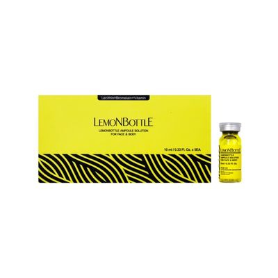 Lemon Bottle 5 X 10ml Ampoule Solution Fat Dissolving