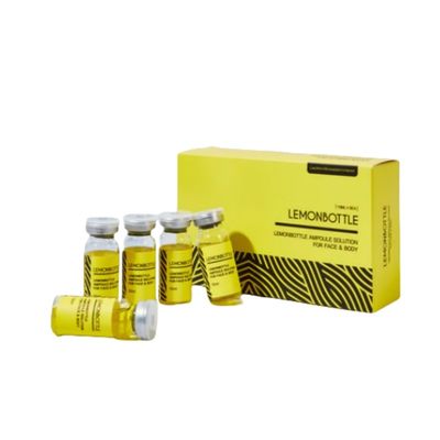 Lemon Bottle 5 X 10ml Ampoule Solution Fat Dissolving