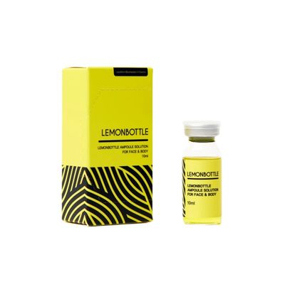 Lemon Bottle Solution Lipolysiias Face Body 10ml X 5 Injection Lose Weight