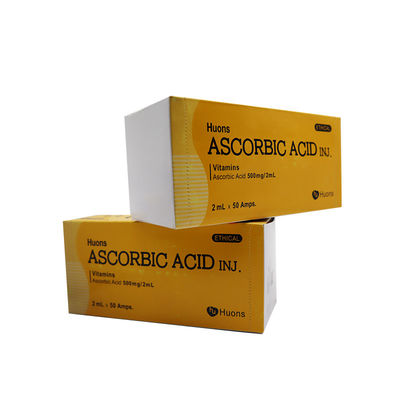 Huons Ascorbic Acid Pure Vitamin C Vc Whitening Smear Injection 50 Ampoules