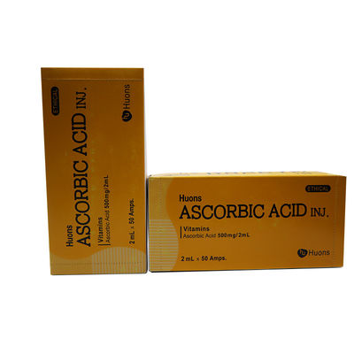 Huons Ascorbic Acid Pure Vitamin C Vc Whitening Smear Injection 50 Ampoules