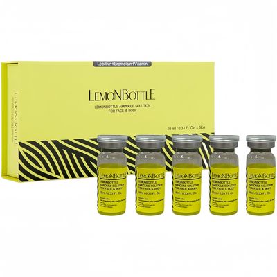 Lemon Bottle Breaking Down Fat Cell Membranes Dissolving Cellulite Weight Loss Injection