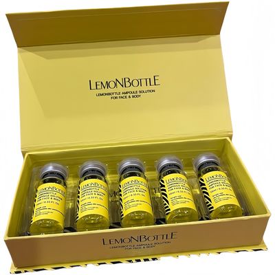 Lemon Bottle Breaking Down Fat Cell Membranes Dissolving Cellulite Weight Loss Injection