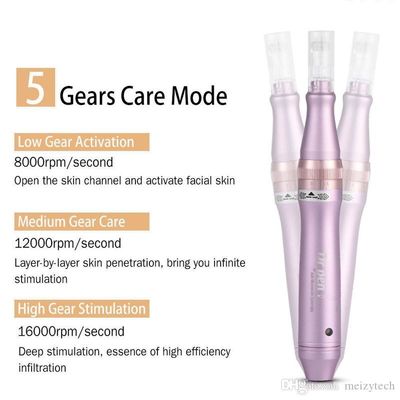 ULTIMA-M7-W Wireless Electric Derma Pen Auto Microneedle System Gift
