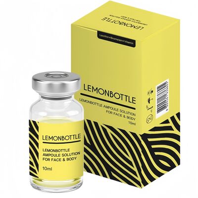 Lemonbottle Fat Removal Solution 10ml X 5 Lipolysis Weightloss Lipolysis for Face and Body