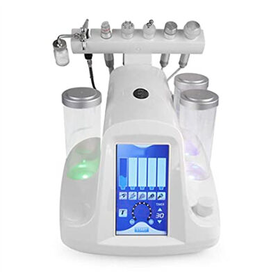 7 In 1 RF Oxygen Injector Facial Microcurrent LED Mask Deep Cleaning Small Bubble Machine Skin Care Hydra Dermabrasion Machine