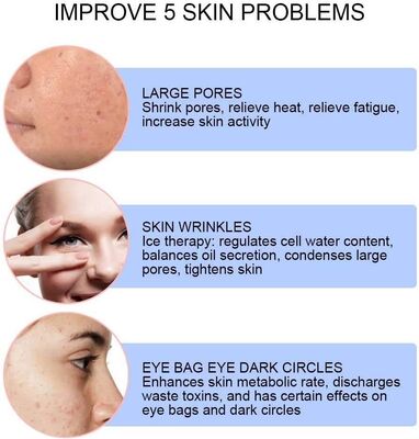 Hot Cold Hammer Ultrasonic Cryotherapy LED Facial Skin Rejuvenation Lifting Machine