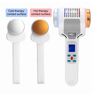Hot Cold Hammer Ultrasonic Cryotherapy LED Facial Skin Rejuvenation Lifting Machine