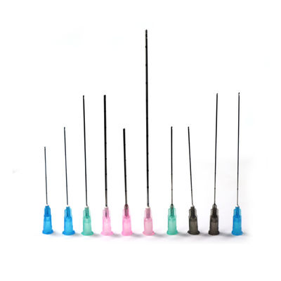Wholesale Stainless Steel Dermal Filler Facial Filling 22g 23G 25g 38mm 50mm Flexible Fine Blunt Micro Tip Cannula Needl