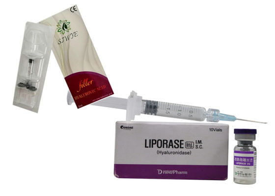1500IU Hyaluronic Acid Injection Filler Hyaluronidase Inj 4*3*8cm