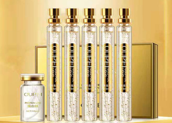 Golden Collagen Thread Face Care Firming Lifting Serum 24K Gold Protein Peptide Thread