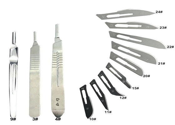 Surgical Derma Planing Kit 3 Handles Scalpel Blade For Face