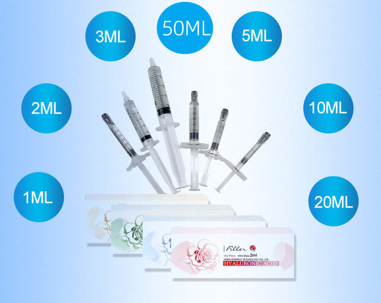 Hyaluronic Acid Dermal Filler Wrinkles Remove 1ml 2ml 3ml 5ml 10ml 20ml 50ml HA Filler