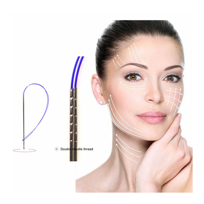 Eye Eyebrow Forehead Pdo Thread Blunt Sharp Needle 4D 6D Cog Thread Lifting