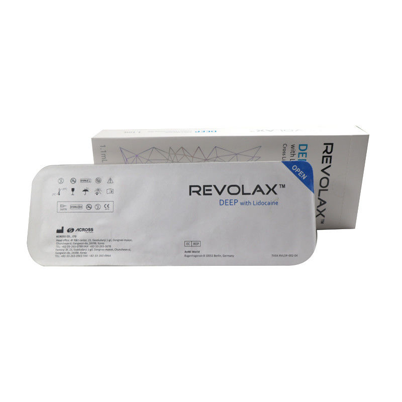 24mg/ML Hyaluronic Acid Dermal Filler Revolax Deep Fine Sub-Q 1 X 1.1ml